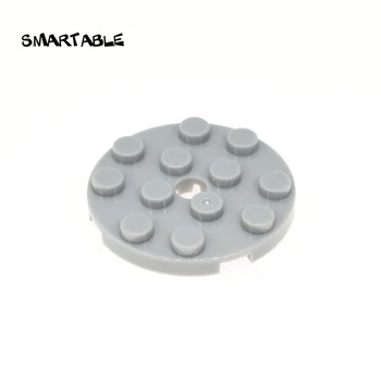 Smartable Placă Rotundă 4x4 cu Pin Hole Blocuri MOC Parte Jucarii Compatibil Marca Majore 60474 Technic City 20buc/lot