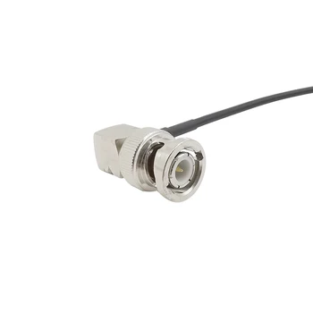 Tip BNC Plug RF Cablu Coaxial RG174 BNC Male Unghi Drept BNC Mufă Cot SDI Coadă Ultra-moale Monitorul aparatului Foto Cablu