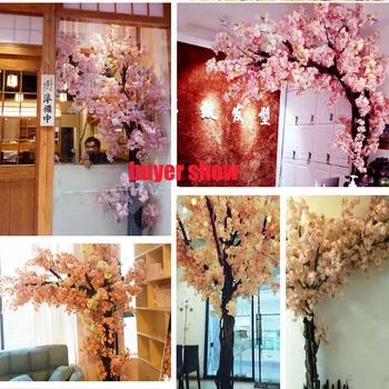 105cm Nou Japonez Sakura flori Artificiale Fals Flori de Cires care Doresc Copac Pentru Casa Hotel camera de zi de decorare flores