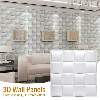 30x30cm 3D faianta panoul de mulaj ipsos de perete 3D autocolante de perete camera de zi tapet mural Impermeabil 3D autocolant Perete Baie Bucatarie
