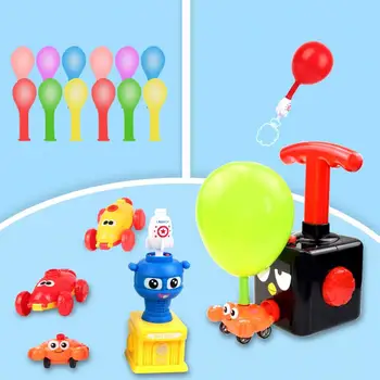 Noi Doi-în-unu Putere Balon Jucărie Mașină de Inerție Putere Balon Lansator de Educație Experiment de Puzzle Jucării Pentru Copii Cadouri