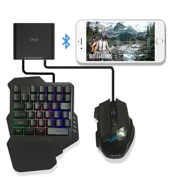 PUBG Mobil Gamepad Controler Tastatură Mouse-ul Auxiliar Convertor Adaptor Pentru Telefon Android la PC Bluetooth 4.0 Plug and Play