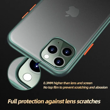 KUULAA Pentru iPhone 11 Pro Max Cazul de Lux Sticlă Transparentă Caz de Telefon i Phone 11 ProMax rezistent la Șocuri Capacul din Spate Pentru iPhone 11Pro