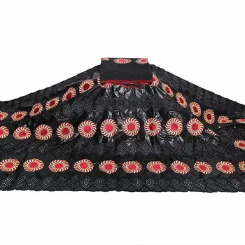 African Dantele, Țesături din Africa Bazin Riche Dantela Tesatura nou Africane Material Bazin Riche Getzner cu Bluza pentru Rochii de Mireasa