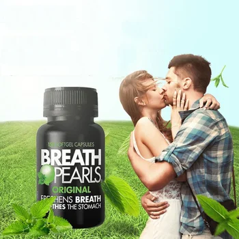 Australia Respirația Perle Originale Improspateaza Respiratia 150 CAPSULE de Menta Patrunjel pentru Aroma de Lungă Durată Respiratie Proaspata