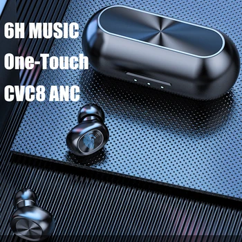 B5 TWS Bluetooth 5.0 Căști fără Fir de Control Tactil Pavilioane Impermeabil 9D Căști Stereo Sport Blutooth Cască auditiv