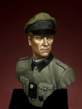 Nevopsită Kit 1/ 16 vechi ofițer de om bust figura Figura Istorică Rășină Kit model
