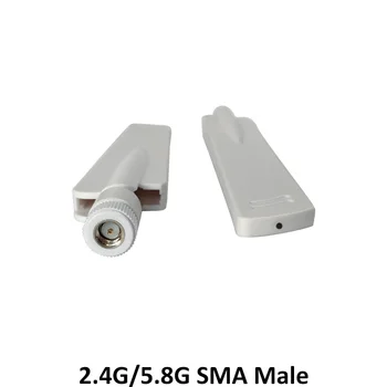 2 buc 2,4 GHz 5 ghz 5.8 Ghz Dual Band wifi Antena de 8dBi SMA Conector de sex Masculin 2.4 G 5G 5.8 G wi-fi Antena antena router wireless antenne