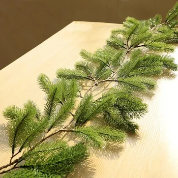1,8 M Artificiale Verde Ghirlanda de Crăciun Coroană de Crăciun Acasă, Petrecere de Craciun Decor de Rattan Agatat Ornament pentru Copii