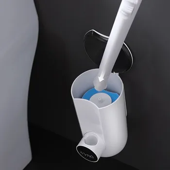 GESEW de Unică folosință Perie Wc montat pe Perete Instrumente de Curățare Pentru Baie Nu Unghi Mort Perie de Curățare Acasă WC, Accesorii de Baie
