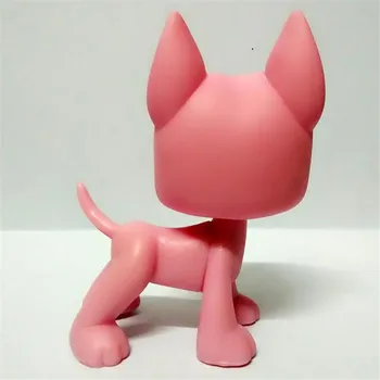 Pet Shop Lps Jucării GREAT DANE #817 Câine Maro Cu Ochii Stele Rare Vechi Colecții Figura Littlest