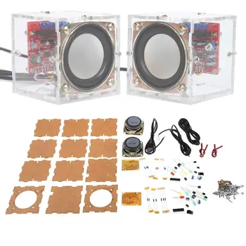 Mini 3W Difuzor DIY Kit Cu Coajă Transparent Computer Audio Componente Electronice Dropship