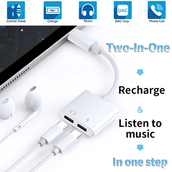 USB de Tip C-3.5 mm Dual Digital USB C Căști Audio AUX Splitter de Încărcare Convertor de Tip C Adaptor Pentru Huawei Samsung Xiaomi