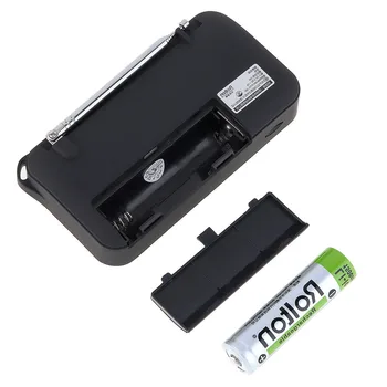 Rolton W405 Portabil TF Card USB Mini Radio FM cu Display LCD Subwoofer Music Player MP3/Torch Lampă / Verifica pentru PC/Cască