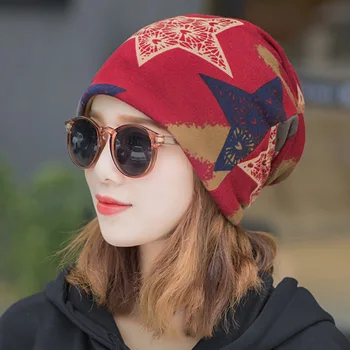 2020 nou stil de moda de culoare de potrivire Pentagrama steaua Pulover moda pălărie earmuff toate tipurile de Baotou pălărie