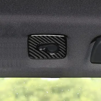 Fibra de Carbon Accesorii Auto Interior Cârlig de Acoperiș Decor de Protecție Decalcomanii Acoperi Ornamente Autocolante Pentru Audi Q7 SQ7 4M 2016-2019
