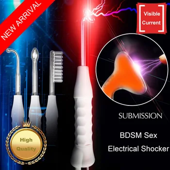 BDSM Șoc Electric Twilight Stick Bagheta Sex Kit Corp Masaj Penis Biberon Clitorisul Electro Stimulare Adult Jucarii Sexuale De Cuplu