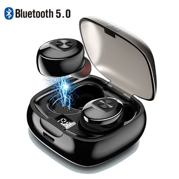 TWS Mini Bluetooth Casti HiFi Stereo fără Fir Căști Cu Microfon Impermeabil Sport Cască Bluetooth 5.0 Pavilioane