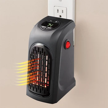 De Perete Electric Incalzitor Portabil Mini Plug-in Spațiu Personal mai Calde pentru Încălzire Interioară Camping Orice Loc Reglabil Mini încălzire