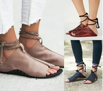 D. Howe kei Plus Dimensiune 34-43 Apartamente de Vară pentru Femei Sandale 2018 Noua Moda Casual Pantofi Pentru Femeie European Roma Stil Sandalias