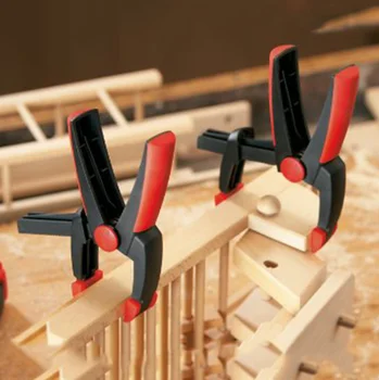 DIY Rapid Plastic Primăvară Clichet Cleme unealta suport pentru prelucrarea lemnului machine tool holder de fixare 103X120X45MM
