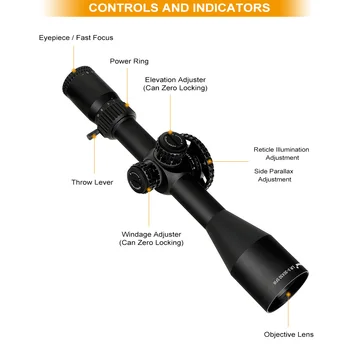 Ohhunt LR 5-30x50 SFIR domeniul de Aplicare de Vânătoare Tactice de Sticlă Gravat Reticul Iluminare Rosu Partea de Paralaxă Turnulete de Blocare a Reseta Riflescope