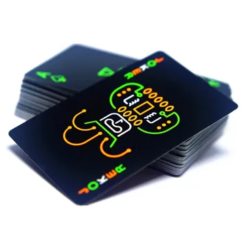 Fluorescent Negru Noaptea Carte De Joc De Noapte, Joc Carte De Joc Special De Poker Echipamente