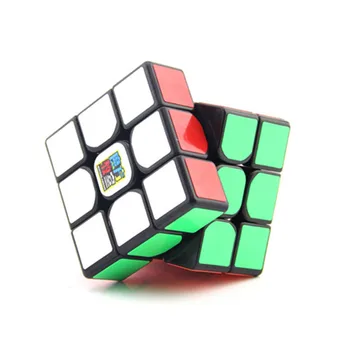 MFJS MF3RS2 3x3x3 Viteza Cub Magic Twist Jucărie Puzzle Teaser Creier 3D Joc de IQ Negru 3x3 Moyu 3*3*3 Ultra-Netedă 56mm ACA în condiții de Siguranță ABS