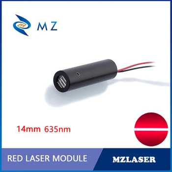 14mm 635nm 10mw Linie Laser Modulul APC Circuit Driver Red Laser Module