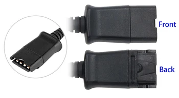VoiceJoy QD pentru Adaptor USB Heaset Deconectare Rapidă pentru cablu USB cu Volum și Mut Comutatorul pentru P lantronics căști Căști