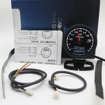 GReddi Indicator Temp Apa 7 Culori luminoase, Display LCD ulei, presiune turbo RPM Racing Metru 62mm 2.5 Inch Cu Senzor de masina accessiores