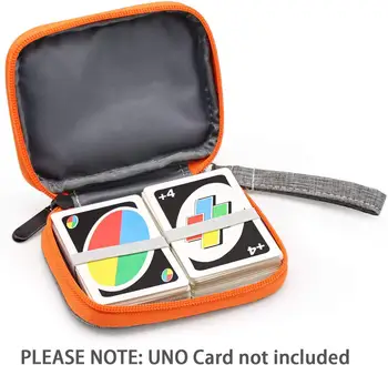 Potrivit pentru valize compatibil cu carte de joc UNO cutie de depozitare, cutie de chei, produse digitale, casti cablu sac de depozitare