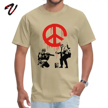 Banksy Stil Bărbați T-shirt Opri Războaie Pace Logo-ul de Imprimare Topuri Tricouri Pentru Adulti Bumbac Streetwear Artist de Vara Tricou 3XL