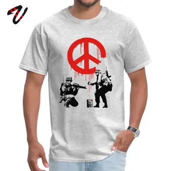 Banksy Stil Bărbați T-shirt Opri Războaie Pace Logo-ul de Imprimare Topuri Tricouri Pentru Adulti Bumbac Streetwear Artist de Vara Tricou 3XL