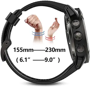 26 22mm Watchband Pentru Garmin Fenix 6 6X Pro 5 5X Plus smart watchband Abordare S60 Coborâre Mk1 eliberare Rapidă Easyfit Curea de mână