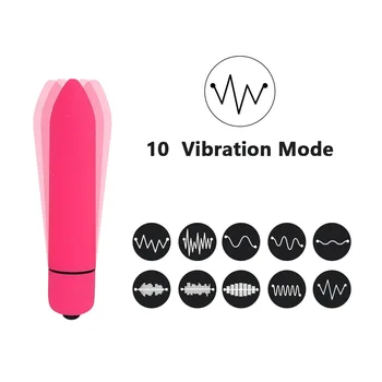 Mini Erotic Masturbare Glont Vibrator Adult Erotic G Spot Vibrații Jucărie Sexuală pentru Femei Femeie Masaj Lesbiene Clitoris cu Vibrator
