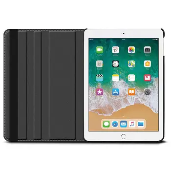 Rotirea Caz pentru Apple iPad Air 1 2 Flip Litchi Piele Acoperi Cu Smart Suport stativ pentru iPad 9.7 inch 2017/2018 iPad 5/6 Caz