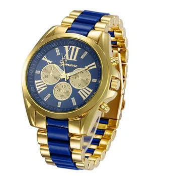Brand De Lux Watch Ceas De Aur De Moda Barbati Ceas Complet Din Oțel Inoxidabil Cuarț Saats Ceasuri De Mînă Ceasuri Relogio Feminino