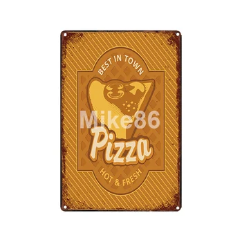 [ Mike86 ] Pizza cu Brânză SOS de CHILI Metal Semn Magazin Vintage, Retro Fier Pictura Arta Poster 20*30 CM LT-1902