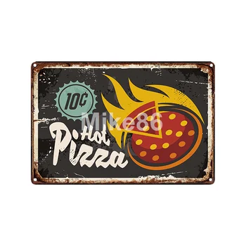 [ Mike86 ] Pizza cu Brânză SOS de CHILI Metal Semn Magazin Vintage, Retro Fier Pictura Arta Poster 20*30 CM LT-1902