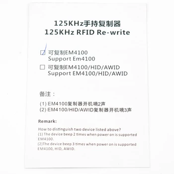 125KHz RFID ID Card Reader & Writer/Copiator/Duplicator/Programator + 5pcs Scriere EM4305 T5577 Tag-uri Control Acces