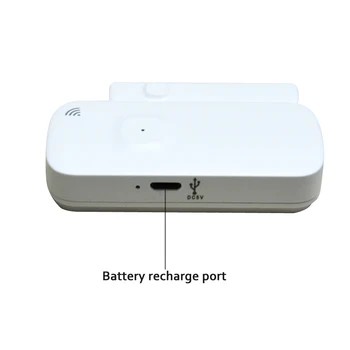 Tuya senzor de Usa cu reîncărcare a bateriei port Magnetic wireless detector de geam Magnet comutator deschis alarmă inteligent viața AlexaGoogle