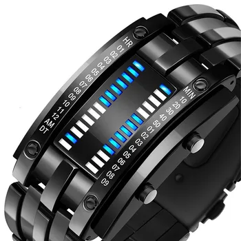 часы Mecanice primul an de ceas pentru bărbați și femei ceasuri rece spațiu tehnologie LED ceas sport interstelar iubitorii de ceas 6*