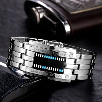 часы Mecanice primul an de ceas pentru bărbați și femei ceasuri rece spațiu tehnologie LED ceas sport interstelar iubitorii de ceas 6*