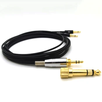 Cablu căști pentru Sennheiser HD477 HD497 HD212 pro EH250 EH350 Cască pentru Audioquest Nightowl 6.35 / 3.5 mm la 2.5 mm