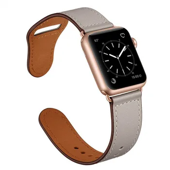 Curea din piele pentru apple watch band 42mm 38mm iwatch trupa 44mm 40mm înlocuire brățară de curea pentru iwatch seria 5 4 3