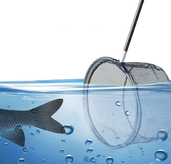 35CM/40CM/45CM Pliabil Pescuit Net de Aterizare Cap Decor Adeziv plasa de Pescuit din Aliaj de Aluminiu Brail Net Pescuit Accesorii A361