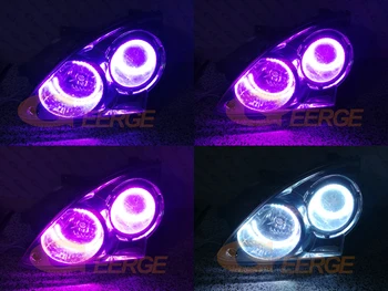 Pentru Hyundai Terracan 2001-2007 RF de la distanță Bluetooth APP Multi-Color Ultra luminoase RGB LED Angel Eyes Inel kit