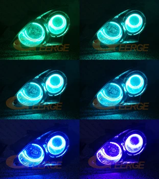 Pentru Hyundai Terracan 2001-2007 RF de la distanță Bluetooth APP Multi-Color Ultra luminoase RGB LED Angel Eyes Inel kit