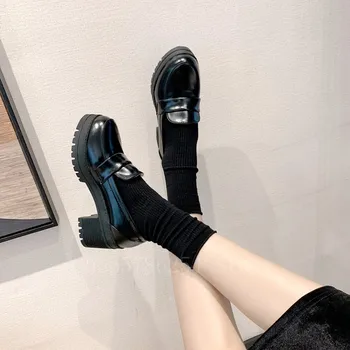 Stil Japonez Tocuri Inalte Gothic Lolita Pantofi Anime Femei Gir De Lux Student Jk Unifrom Pantofi Petrecere De Ceai Cosplay Costum